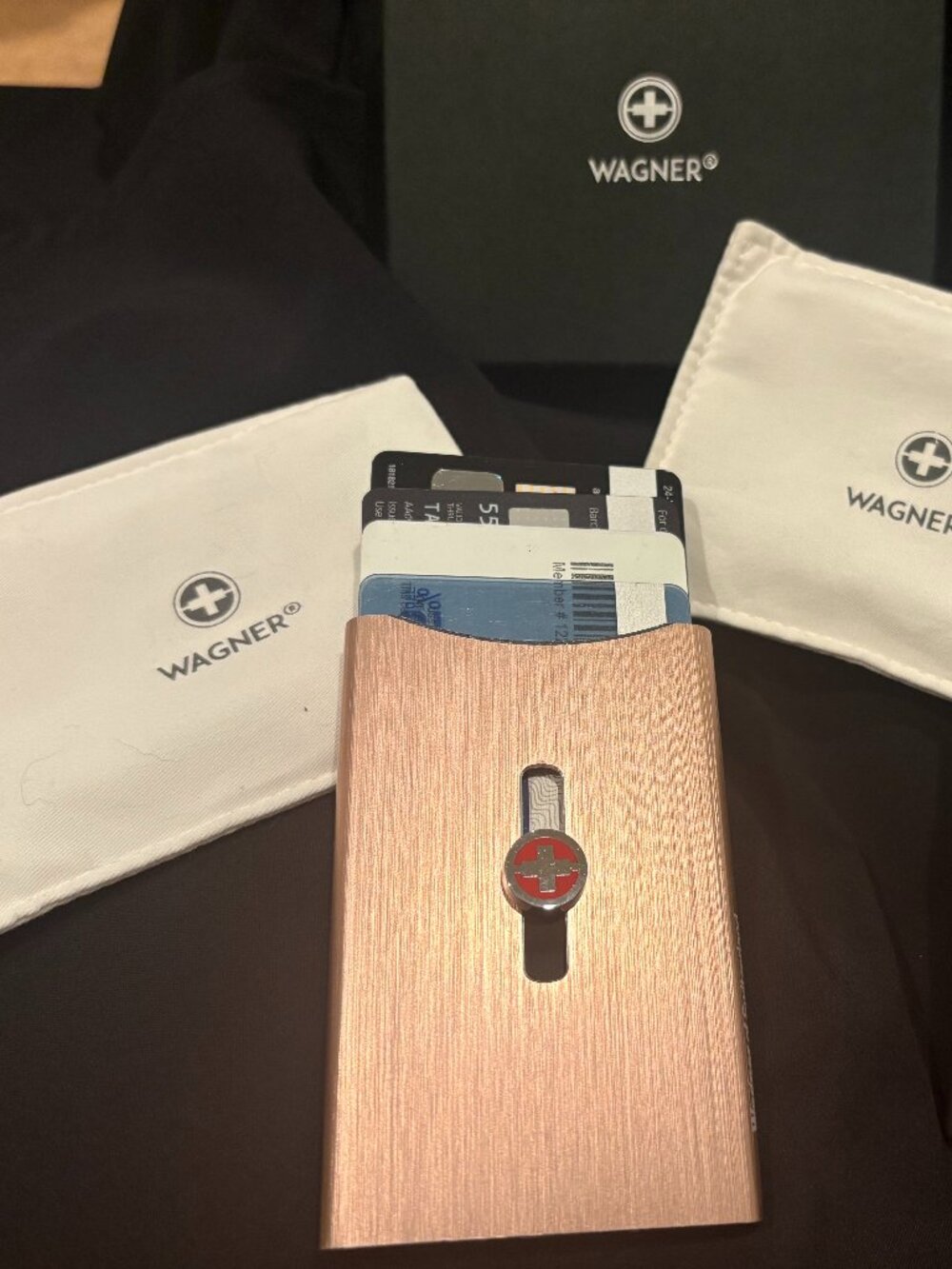 WAGNER SWISS CREDIT CARD WALLET WITH MONEY CLIP